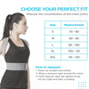 Vissco Posture Aid (Moderate Support) | Ideal Aid To Correct Posture & Relieves Pain - Medium(Grey)