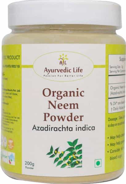 Al-Ayurvedic Life Neem Powder 200 Gms Pack Of 4