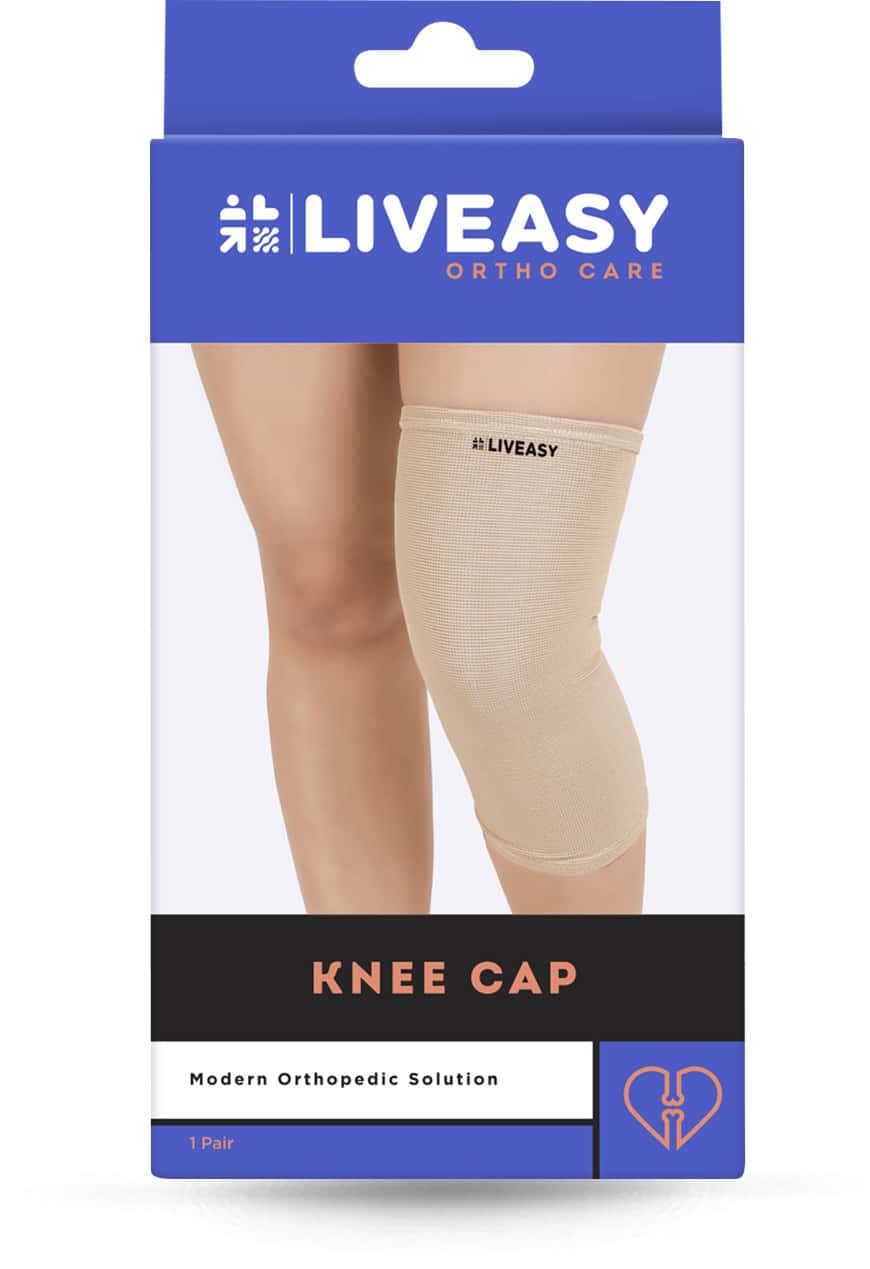 Liveasy Knee Cap Modern Orthopedic Solution Medium Pair 1 No's