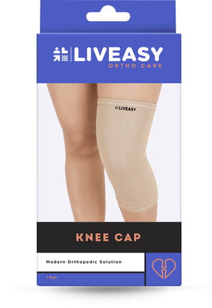 Liveasy Knee Cap Modern Orthopedic Solution Medium Pair 1 No'S
