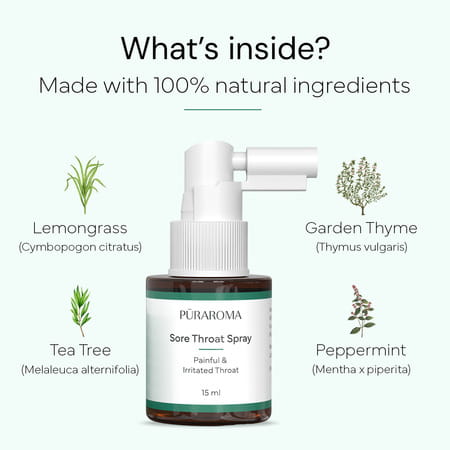 Puraroma Sore Throat Spray - 15 Ml