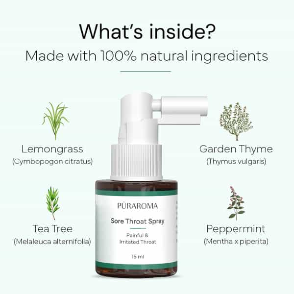 Puraroma Sore Throat Spray - 15 Ml