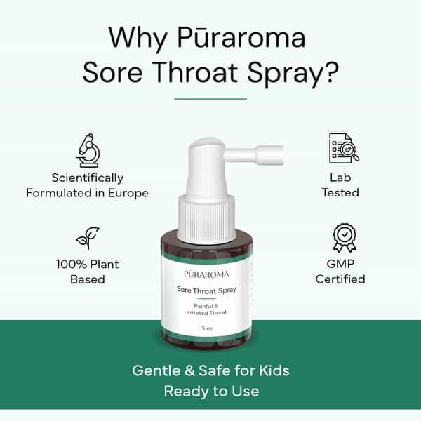 Puraroma Sore Throat Spray - 15 Ml