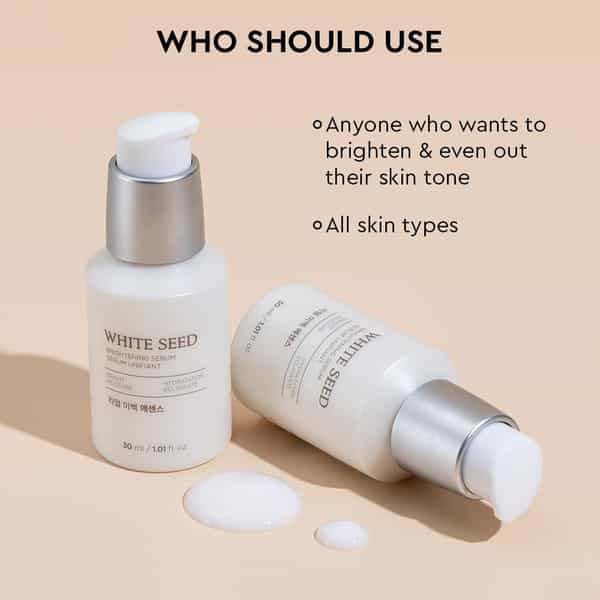 The Face Shop White Seed Brightening Korean Serum | Niacinamide & Ha | Dark Spots - 30Ml