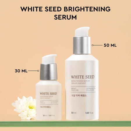 The Face Shop White Seed Brightening Korean Serum | Niacinamide & Ha | Dark Spots - 30ml