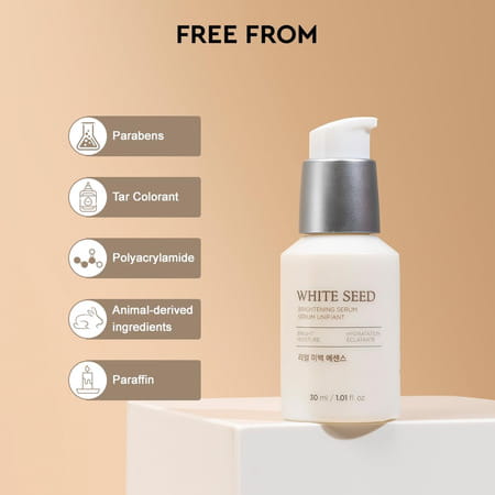 The Face Shop White Seed Brightening Korean Serum | Niacinamide & Ha | Dark Spots - 30ml