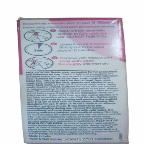Veet 5 In 1 Hair Removal Cream With Lotus Milk And Jasmine 50 G