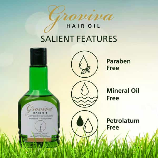 Groviva Hair Oil 100 Ml (Pack Of 2)