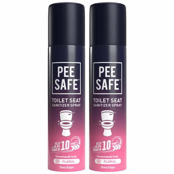 Pee Safe Toilet Seat Sanitizer Spray - 75 Ml (Floral)