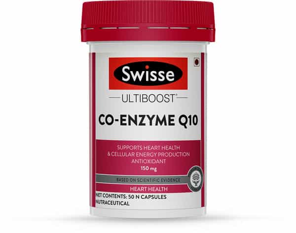 Swisse Ultiboost Co Enzyme Q-10 Supplement For Heart & Energy Metabolism - 50 Capsules