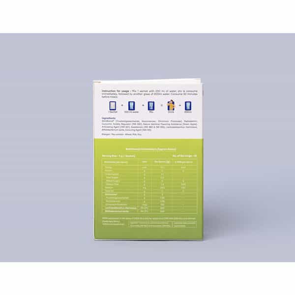 Dr. Morepen Lightlife Pre Meal Nutrition | Weight Management | Green Apple | Sachet | 60 No's