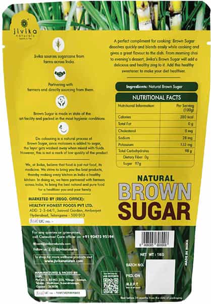 Jivika Naturals Pure & Natural Brown Sugar
