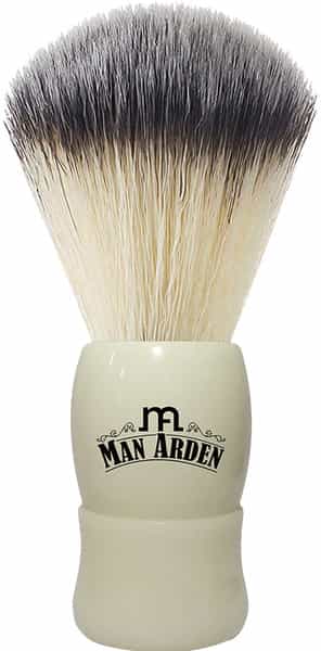Man Arden Royal White Shaving Brush With Extra Soft Bristles + Refreshing Neem Shaving Cream 100G