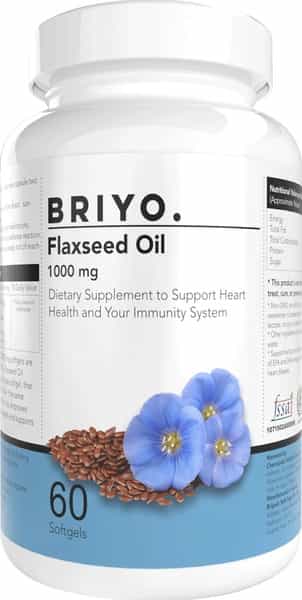 Briyo Flaxseed Oil - 51% Ala Omega 3Ed Oil