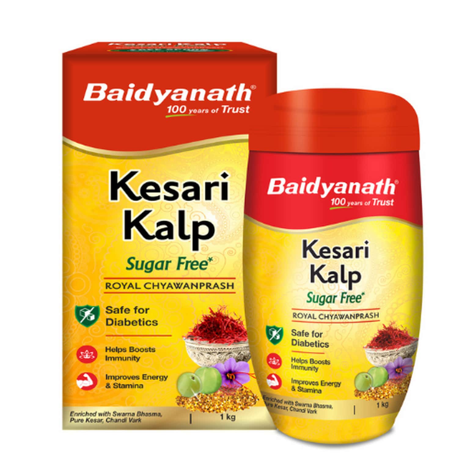 Baidyanath Sugar Free Kesari Kalp Royal Chyawanprash 1 Kg