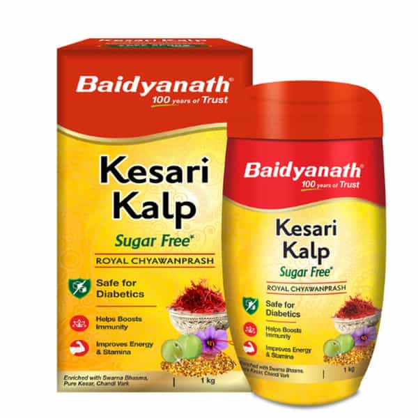 Baidyanath Ayurved Sugar Free Kesari Kalp Royal Chyawanprash 1Kg