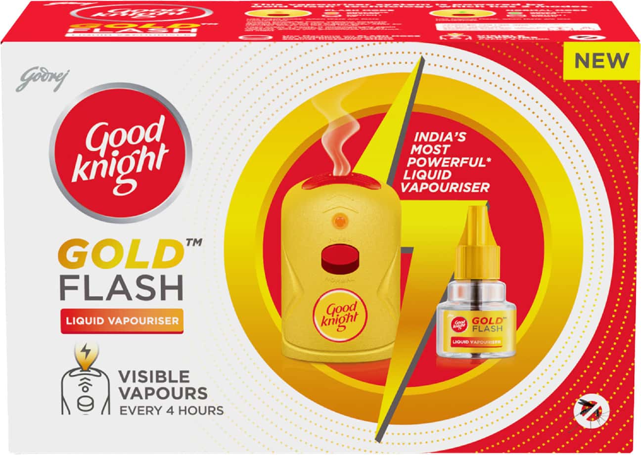Buy GODREJ GOOD KNIGHT GOLD FLASH MOSQUITO REPELLENT COMBO (MACHINE + 1