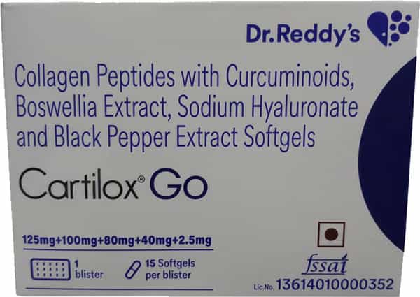 Cartilox Go Strip Of 15 Softgel Capsules