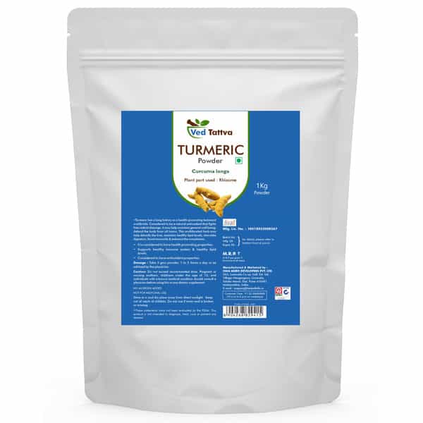 Ved Tattva Turmeric Powder - 1 Kg (Pack Of 5)