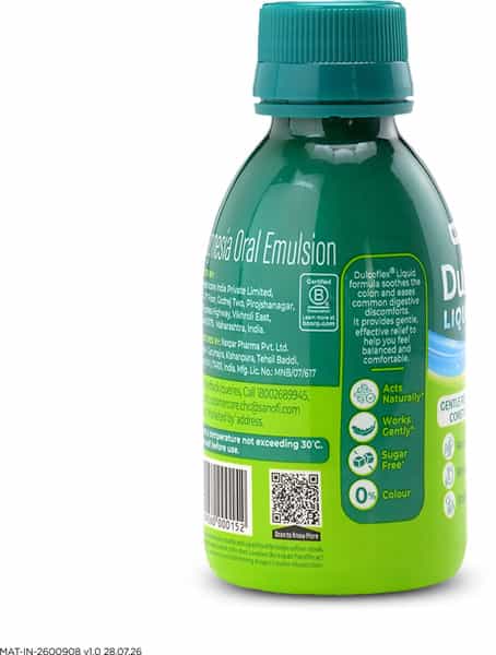 Dulcoflex Liquid | 1 Smart Solution For Constipation & Its Symptoms | Saunf Flavour | 150 Ml