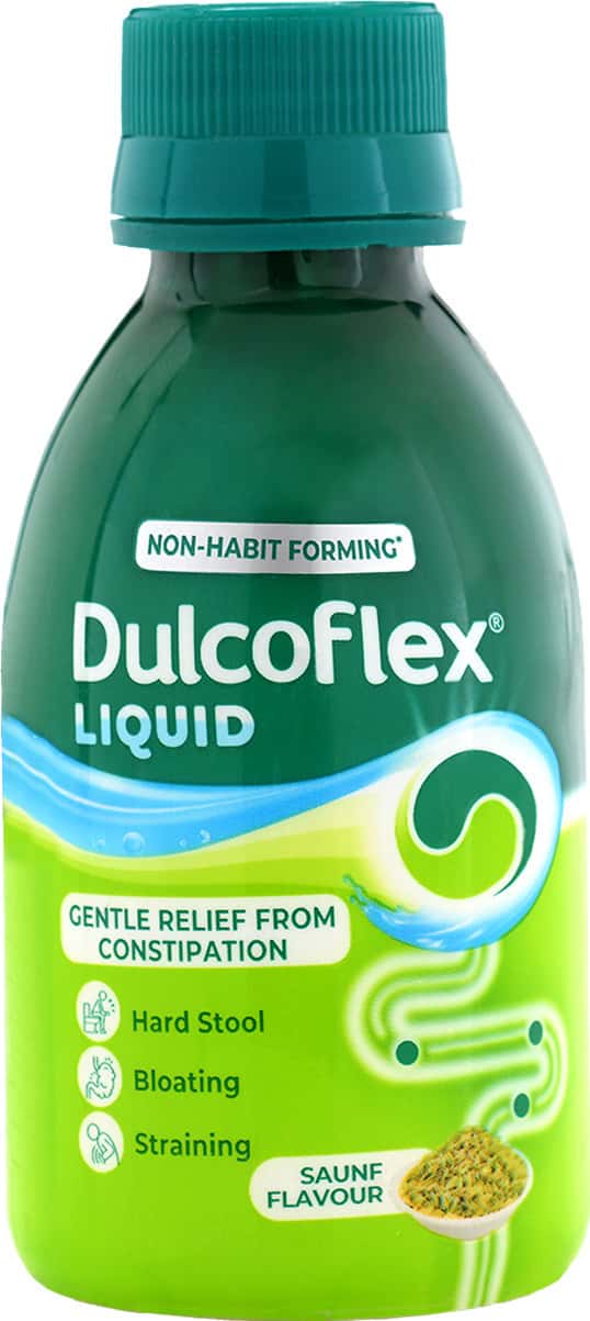 Dulcoflex Saunf Flavour | Sugar Free | For Constipation Relief Liquid 150 Ml