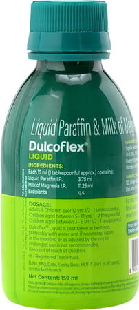 Dulcoflex Saunf Flavour | Sugar Free | For Constipation Relief Liquid 150 Ml