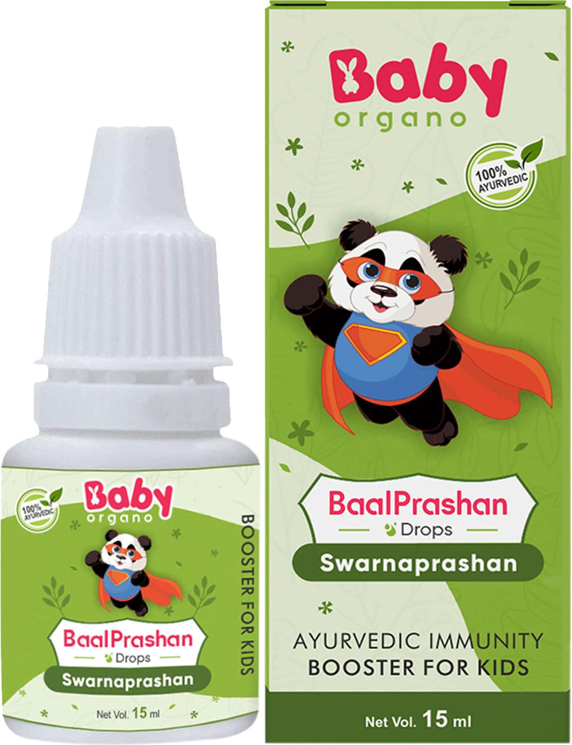 Babyorgano Swarnaprashan Immunity Concentration & Memory Booster For The Kids - 15 Ml