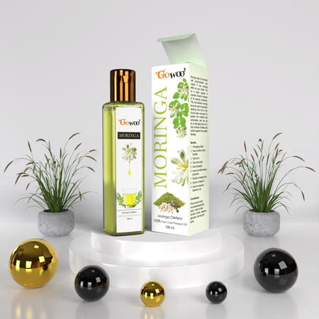 Pack Of 2 Wintergreen Essential Oil & Moringa Seed Carrier Oil - 100% Pure Natural Cold Pressed