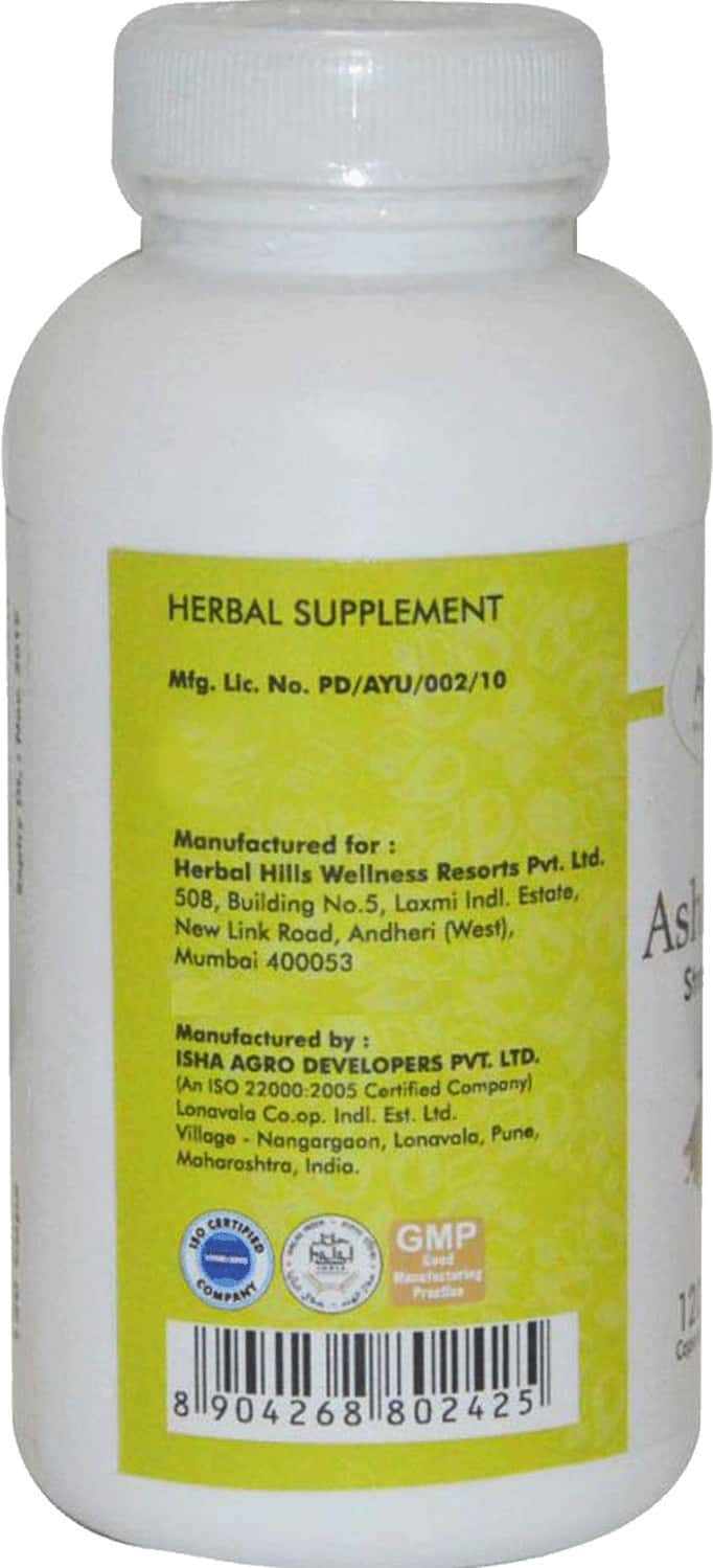 Buy AYURVEDIC LIFE ASHWAGANDHA 120 CAPSULES (PACK OF 5) NATURAL Online