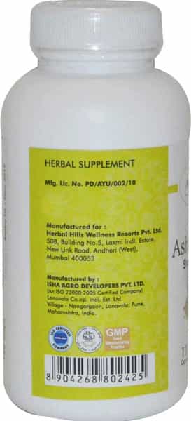 Ayurvedic Life Ashwagandha 120 Capsules (Pack Of 5) Natural