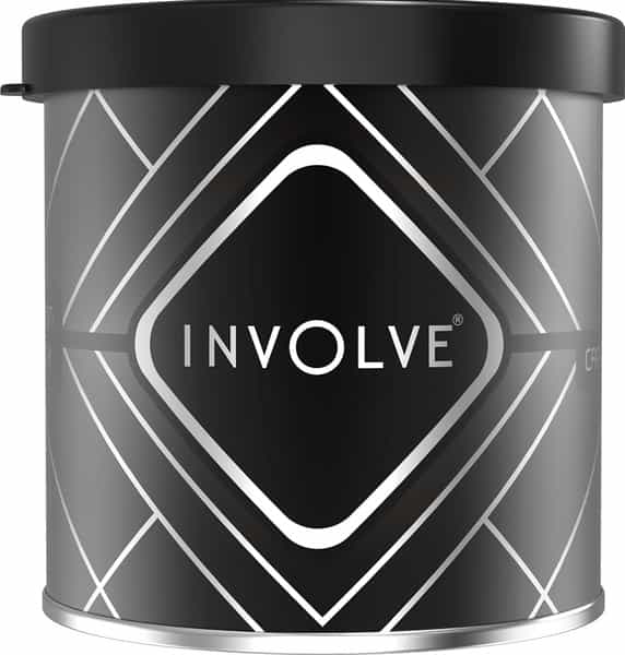 Involve Gel Can Carbon Black Air Freshener With Drivfresh - Premium Gel Car Perfume - Itg01