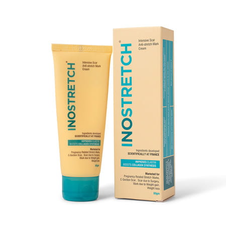 Inostretch Stretch Mark Cream | Reduce Stretch Marks & Scars - 60g (pack Of 4)