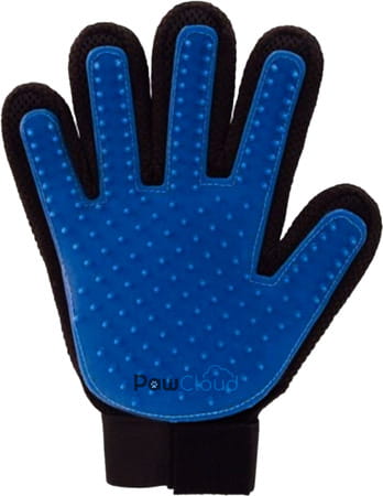 Pawcloud Pet Grooming Glove | Pet Shedding De-Shedding Massaging & Bathing Glove - Both Dog & Cat