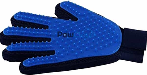 Pawcloud Pet Grooming Glove | Pet Shedding De-Shedding Massaging & Bathing Glove - Both Dog & Cat