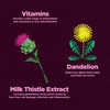Foresta Organics Liver Detox With Milk Thistle Extract Dandelion & Vitamins Vegan 60 Capsules