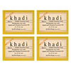 Khadi Abeers Herbal Handmade Chandan Haldi Soap With Essential Oils | 125Gm (Pack Of 4)