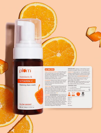 Plum Vitamin C Foaming Face Wash With Mandarin 110 Ml 110 Ml