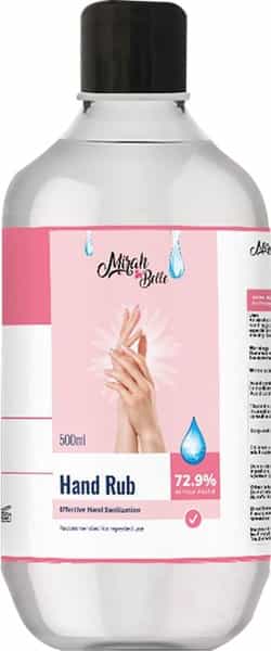 Mirah Belle  Hand Sanitizer  Bottle Of 500 Ml
