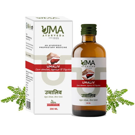 Uma Ayurveda Umaliv Syrup Ayurvedic Syrup - Useful In Digestive Health Nutrition - 200ml