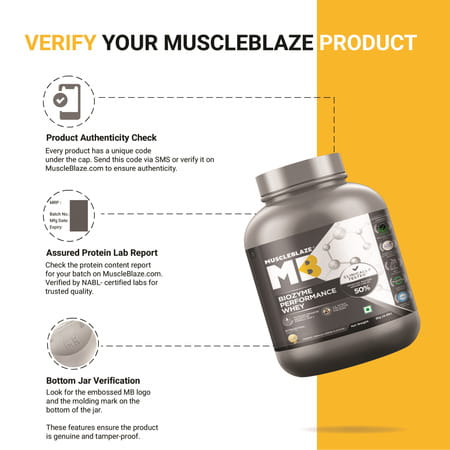 Muscleblaze Biozyme Performance Whey Protein (French Vanilla Creme | 2 Kg / 4.4 Lb)