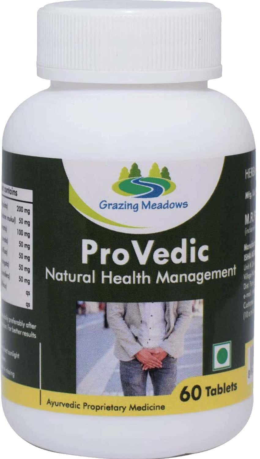 Grazing Meadows Provedic 60 Tablets Ayurvedic Prostate Supplement (Pack Of 5)