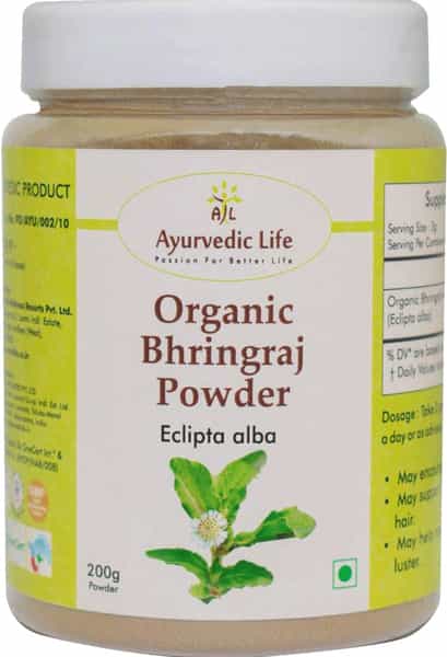 Al-Ayurvedic Life Bhringraj Powder - 200Gms Pack Of 4