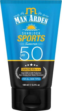 Man Arden Skin Care Combo -Sunblock Sport Sunscreen + Face Cream + De Tan Face Scrub