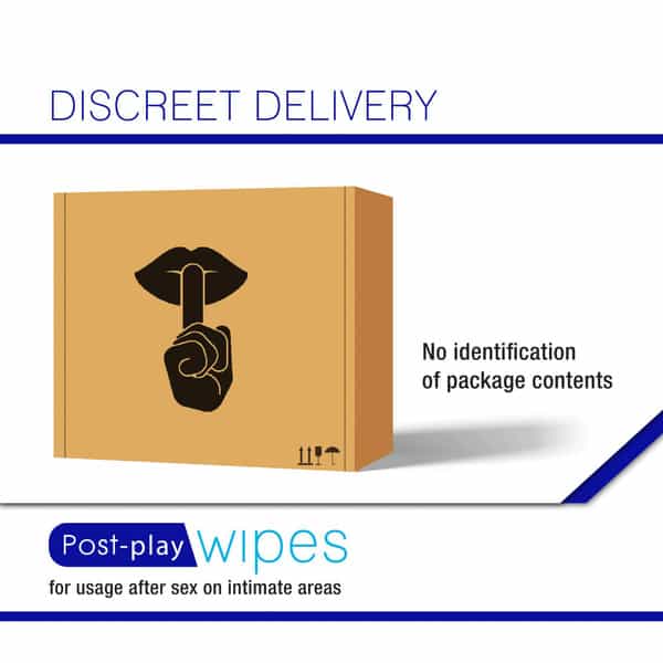Skore Post Play Wipes Blue (10 Sachets) (Pack Of 3)
