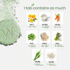 Wellbeing Nutrition Daily Greens Wholefood Multivit For Detox | Weight Management 15 Tabs