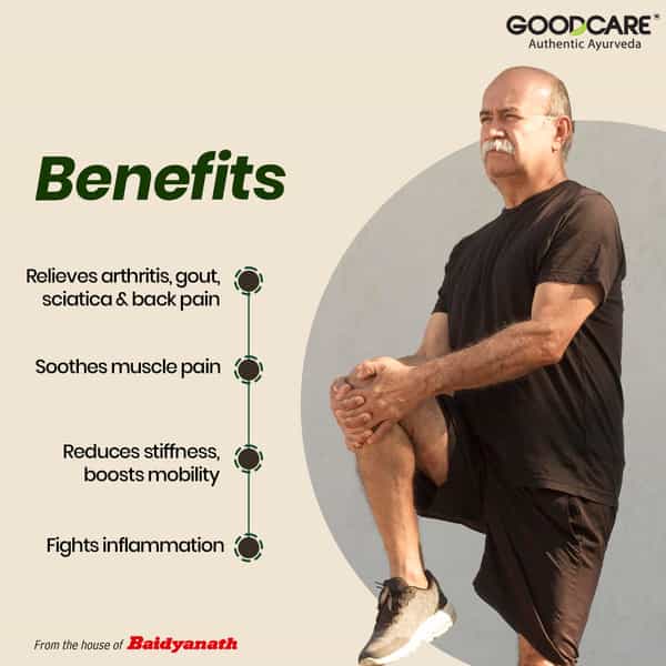 Goodcare Arth Plus | Adults | Joint Pain Relief | 60 Capsules | Pack Of 1