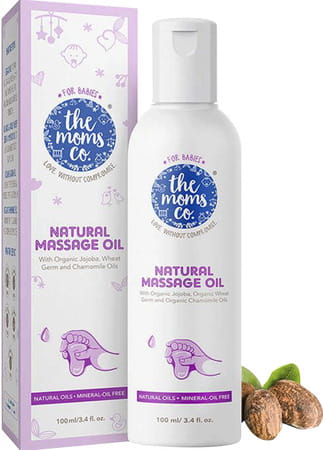 The Moms Co. Natural Baby Massage Oil -100 Ml