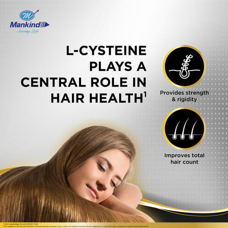 Hairbless Supplement | Biotin & Niacin | Gluten Free | Enriched With L-Cystiene | 15 Tablets