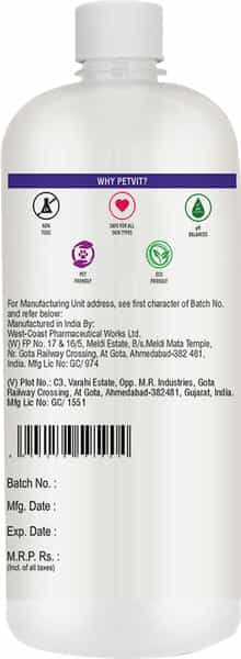 Petvit Detangle & Shine Shampoo With Tulsi Oil Detangles & Conditions For All Breed Dog/Cat 1000 Ml