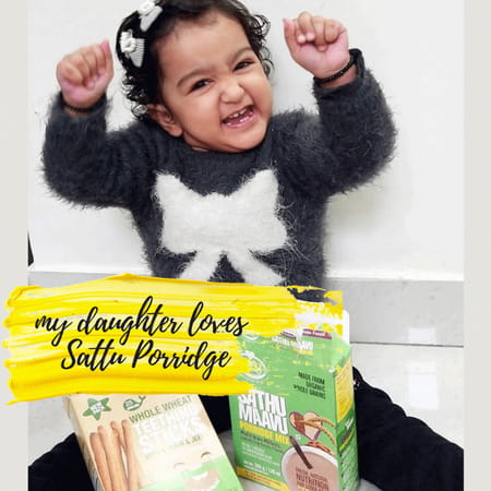 Early Foods Organic Sattu Maavu Multi-Grain Millets Porridge Mix 200g